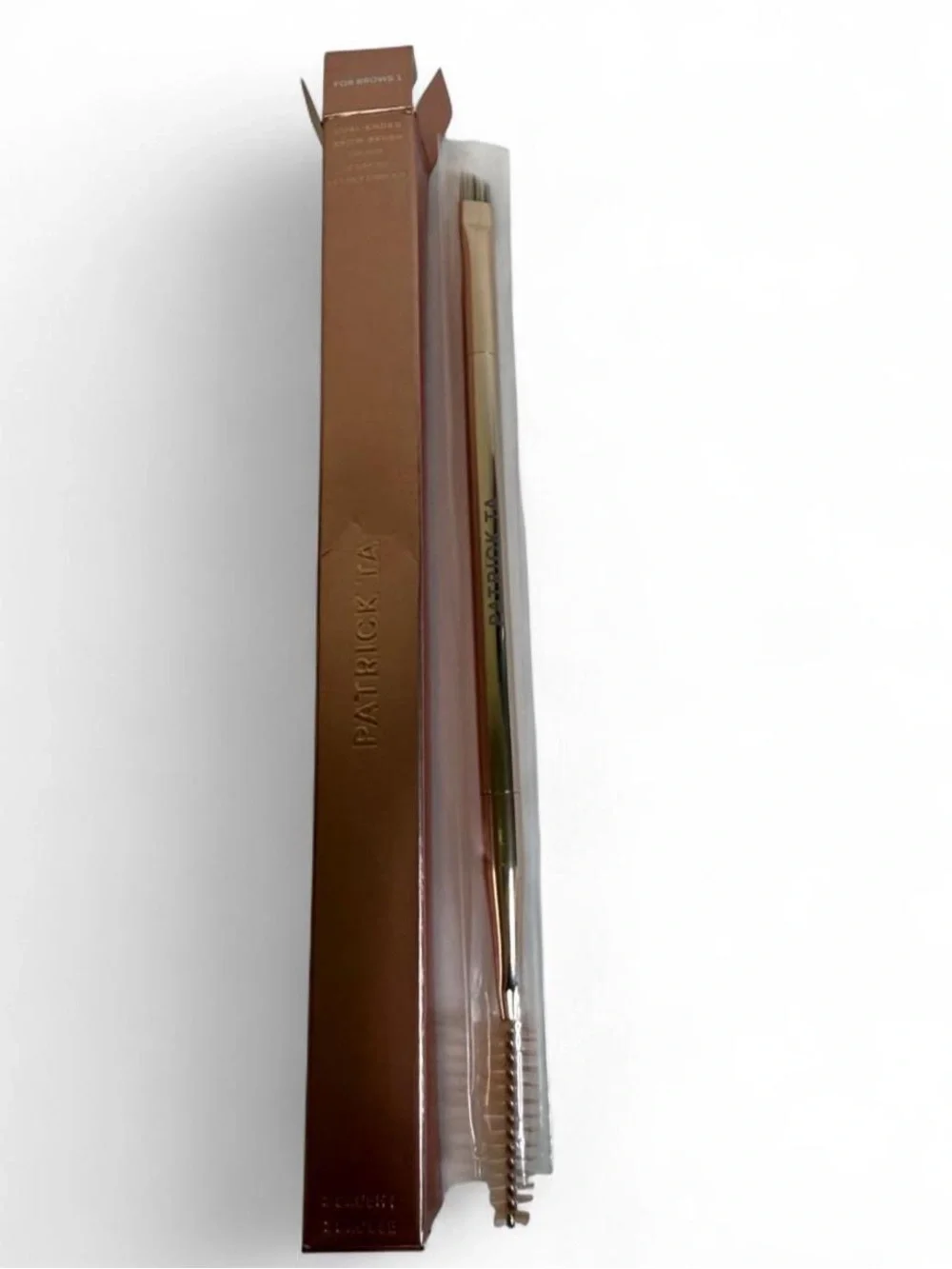 PATRICK TA-Brow Dual Ended Brow Brush-NIB